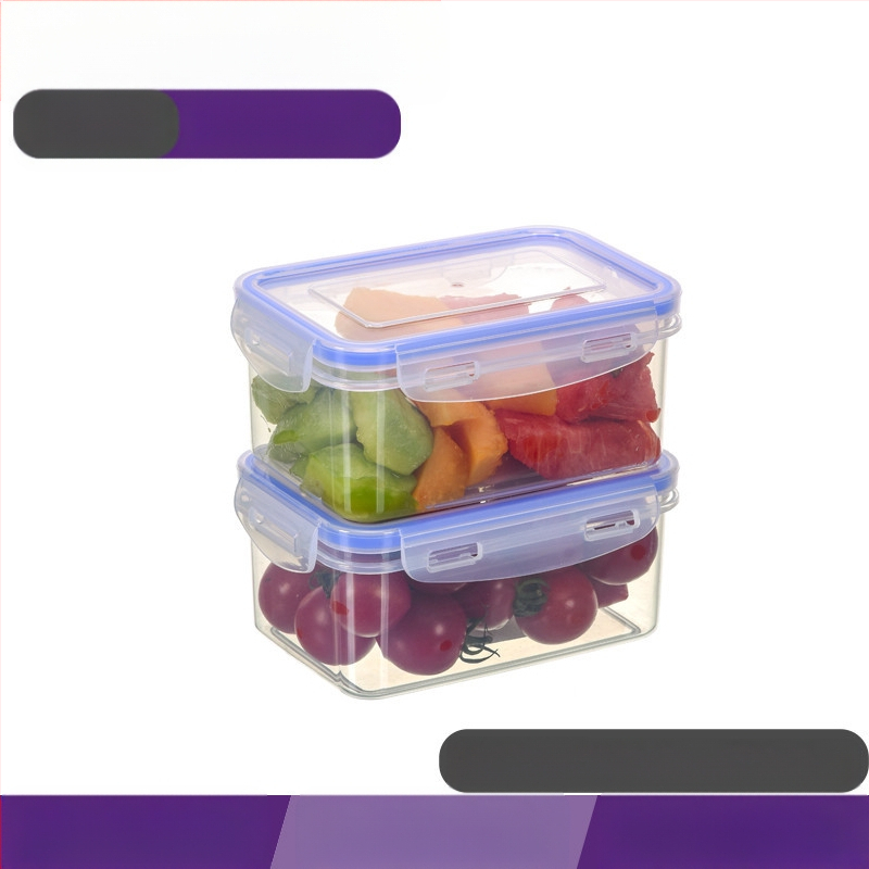 Köögikülmik Ristkülikukujuline säilituskarp Mikrolaineahi Kuumuskindel Plastist Lõunakarp Toidu Lõunakarp Puuviljade hoiustamine Suletud karp