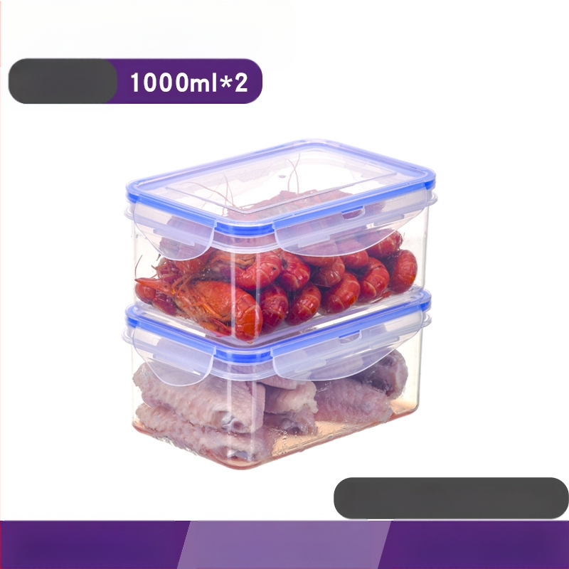 Köögikülmik Ristkülikukujuline säilituskarp Mikrolaineahi Kuumuskindel Plastist Lõunakarp Toidu Lõunakarp Puuviljade hoiustamine Suletud karp