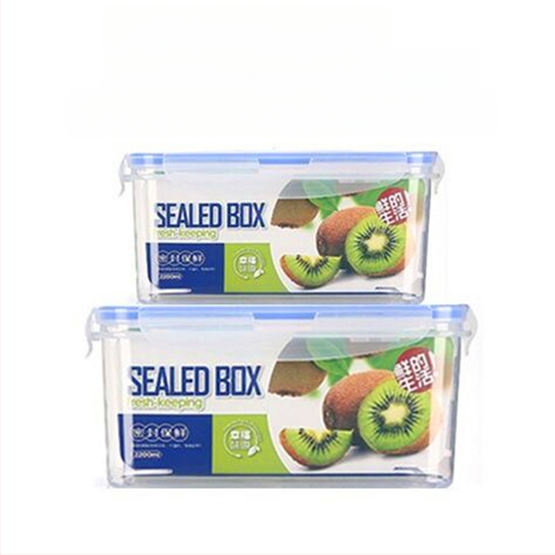 Köögikülmik Ristkülikukujuline säilituskarp Mikrolaineahi Kuumuskindel Plastist Lõunakarp Toidu Lõunakarp Puuviljade hoiustamine Suletud karp