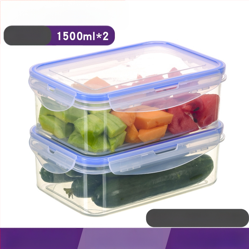 Köögikülmik Ristkülikukujuline säilituskarp Mikrolaineahi Kuumuskindel Plastist Lõunakarp Toidu Lõunakarp Puuviljade hoiustamine Suletud karp