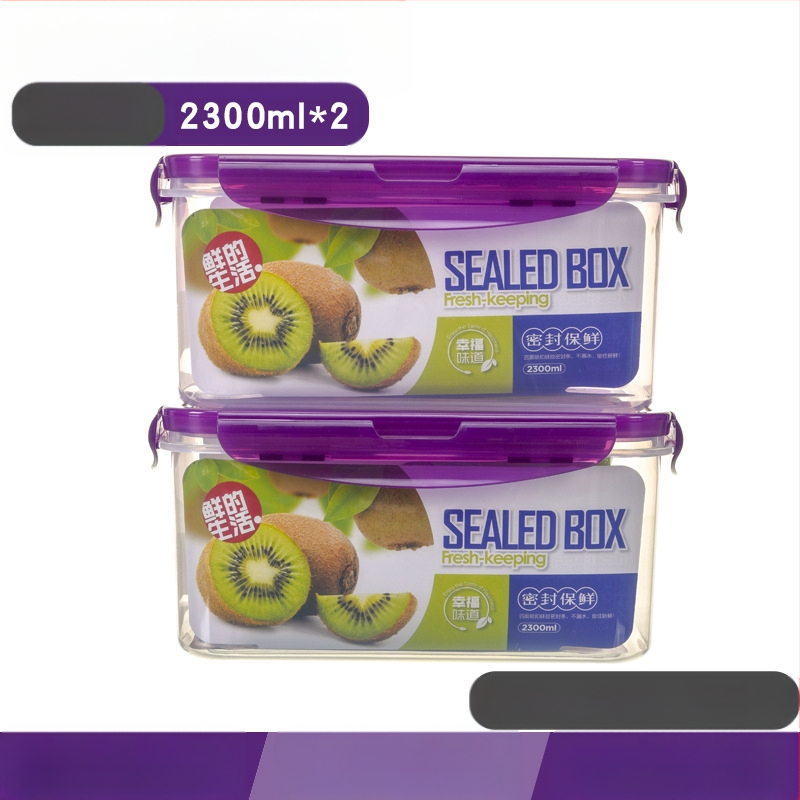 Köögikülmik Ristkülikukujuline säilituskarp Mikrolaineahi Kuumuskindel Plastist Lõunakarp Toidu Lõunakarp Puuviljade hoiustamine Suletud karp