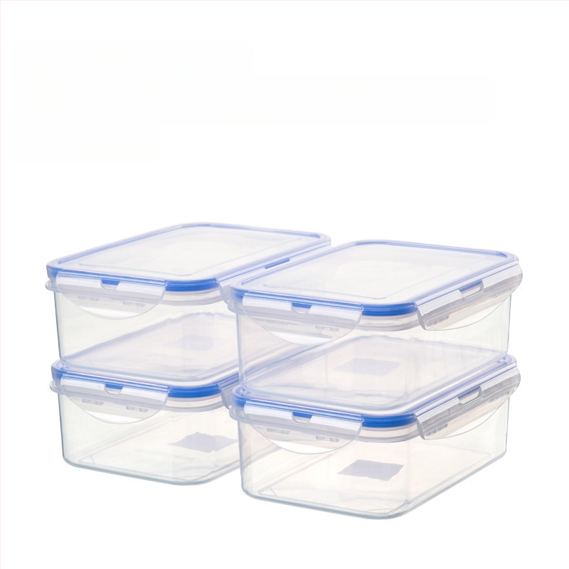 Köögikülmik Ristkülikukujuline säilituskarp Mikrolaineahi Kuumuskindel Plastist Lõunakarp Toidu Lõunakarp Puuviljade hoiustamine Suletud karp