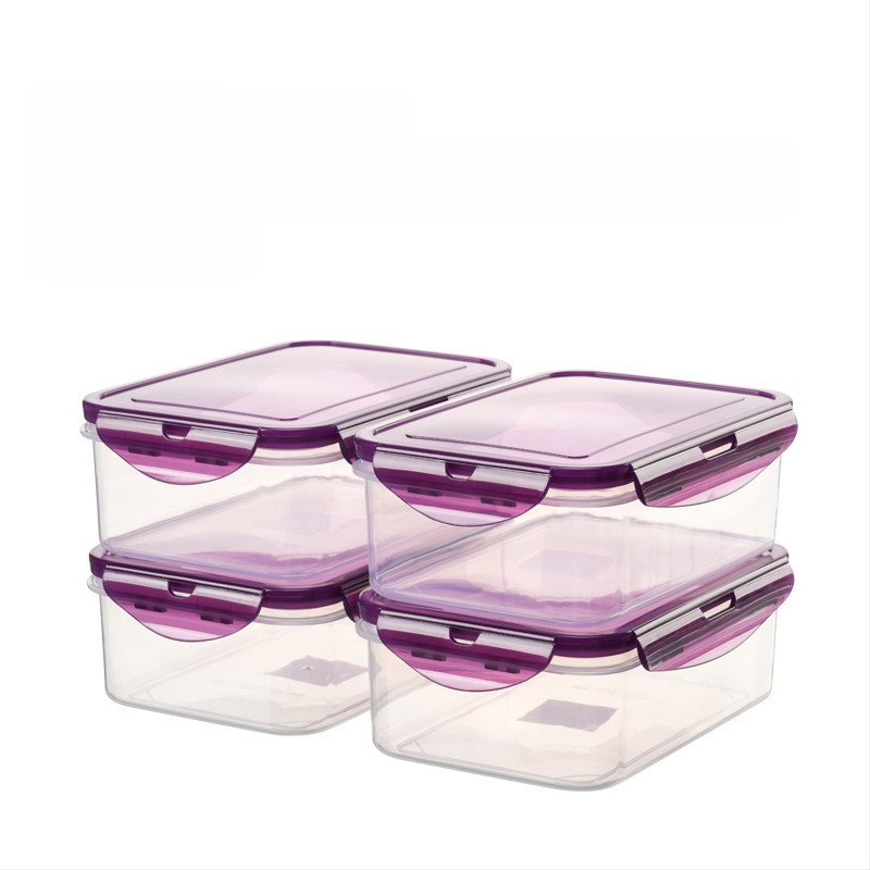 Köögikülmik Ristkülikukujuline säilituskarp Mikrolaineahi Kuumuskindel Plastist Lõunakarp Toidu Lõunakarp Puuviljade hoiustamine Suletud karp