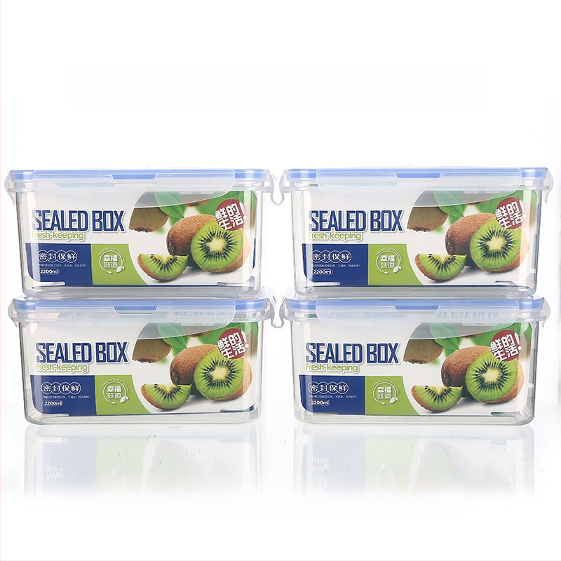 Köögikülmik Ristkülikukujuline säilituskarp Mikrolaineahi Kuumuskindel Plastist Lõunakarp Toidu Lõunakarp Puuviljade hoiustamine Suletud karp