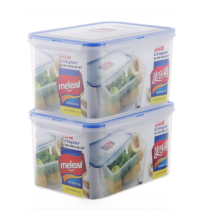 Köögikülmik Ristkülikukujuline säilituskarp Mikrolaineahi Kuumuskindel Plastist Lõunakarp Toidu Lõunakarp Puuviljade hoiustamine Suletud karp