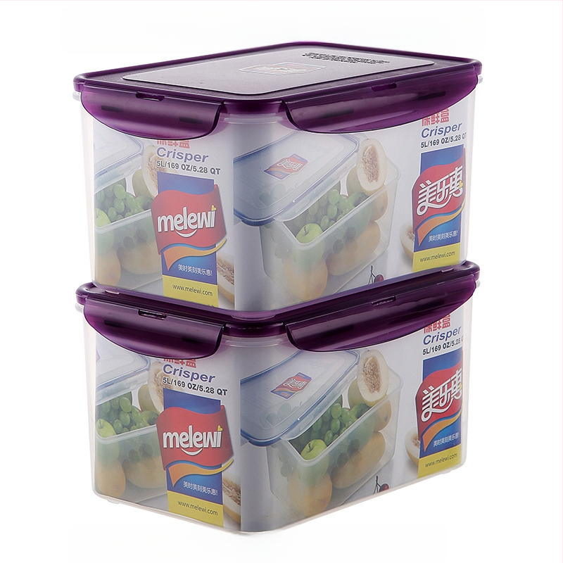 Köögikülmik Ristkülikukujuline säilituskarp Mikrolaineahi Kuumuskindel Plastist Lõunakarp Toidu Lõunakarp Puuviljade hoiustamine Suletud karp