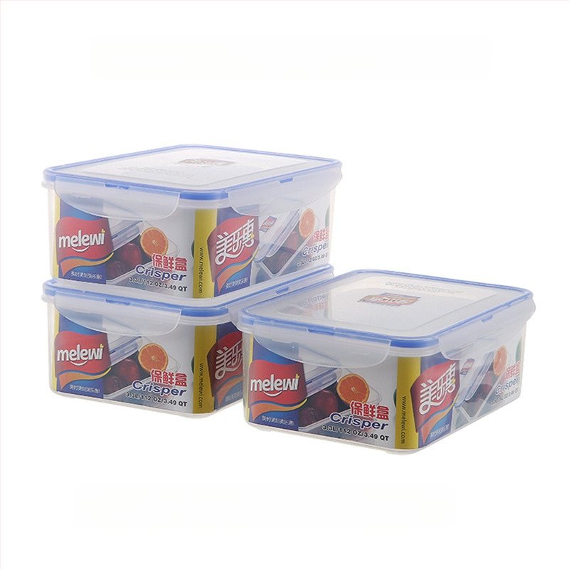 Köögikülmik Ristkülikukujuline säilituskarp Mikrolaineahi Kuumuskindel Plastist Lõunakarp Toidu Lõunakarp Puuviljade hoiustamine Suletud karp