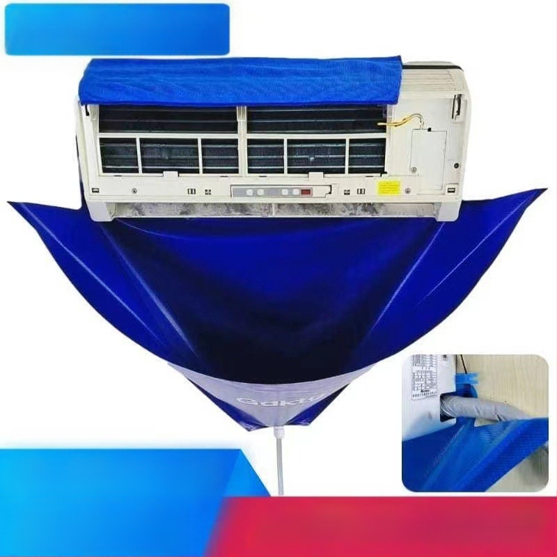 Instrument de curățare a capacului pentru aer condiționat, instrument de curățare a aerului condiționat, set complet de instrumente de curățare pentru aer condiționat de uz casnic, fără demontare