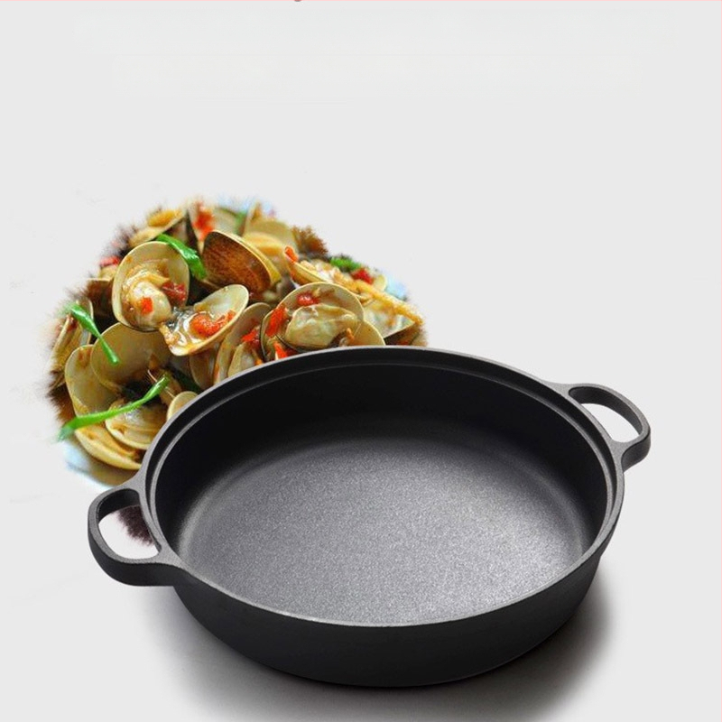 Malmist praepann Paksendatud malmist praepann Raudpann Induktsioonpliit Spetsiaalne gaasipliit Sobib Vanamoodsa Majapidamise Mittenakkuva Praepanni jaoks