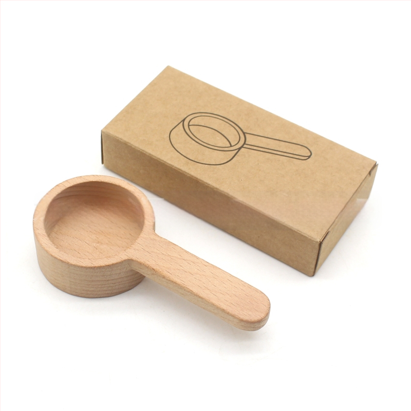 Medinis juodojo riešuto matavimo šaukštas, medžio masyvo trumpa rankena, kavos šaukštelis iš buko, kiekybinis vaisių miltelių šaukštelis, prieskonių šaukštelis, didmeninė prekyba