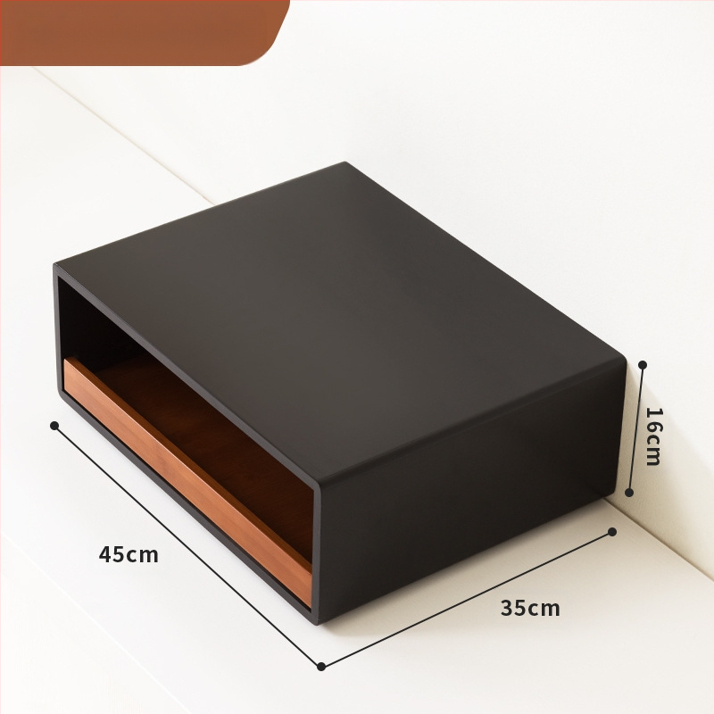 Kapszulás kávékiállító állvány, vízbár, stílusú asztal, teafilter tároló doboz, kávéfőző alapfiókos állvány