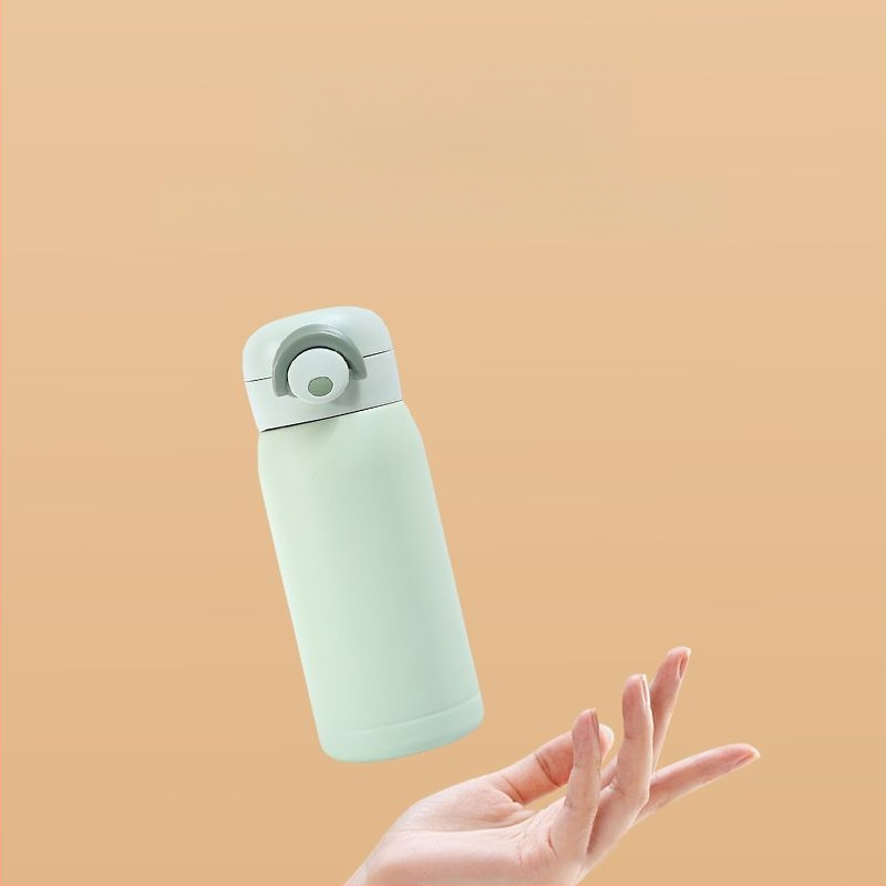 Magas megjelenésű mini fedél zsebes nadrágpohár 304 rozsdamentes acél termoszpohár egyszerű termoszpohár aranyos gyerek vizespohár nagykereskedelem