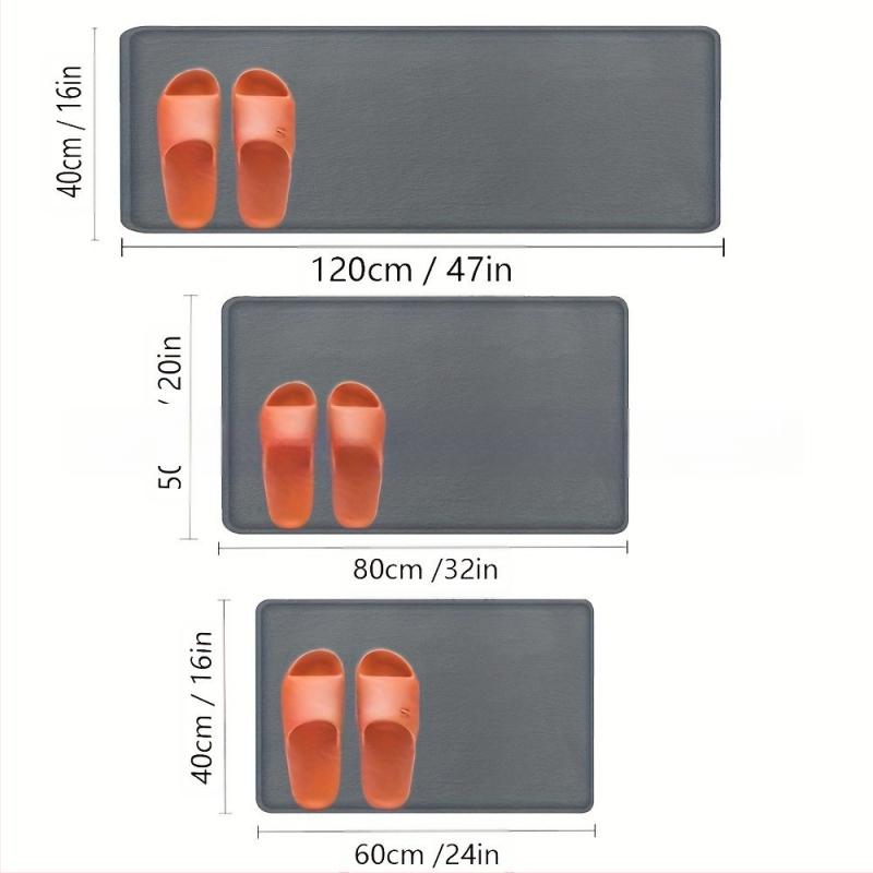 Tarpvalstybinis specialus vientisos spalvos koralų vilnos grindų kilimėlis, reljefinis, paminkštintas kempinės grindų kilimėlis vonios kambariui, neslystantis pėdų kilimėlis, skirtas tiesiais plaukais