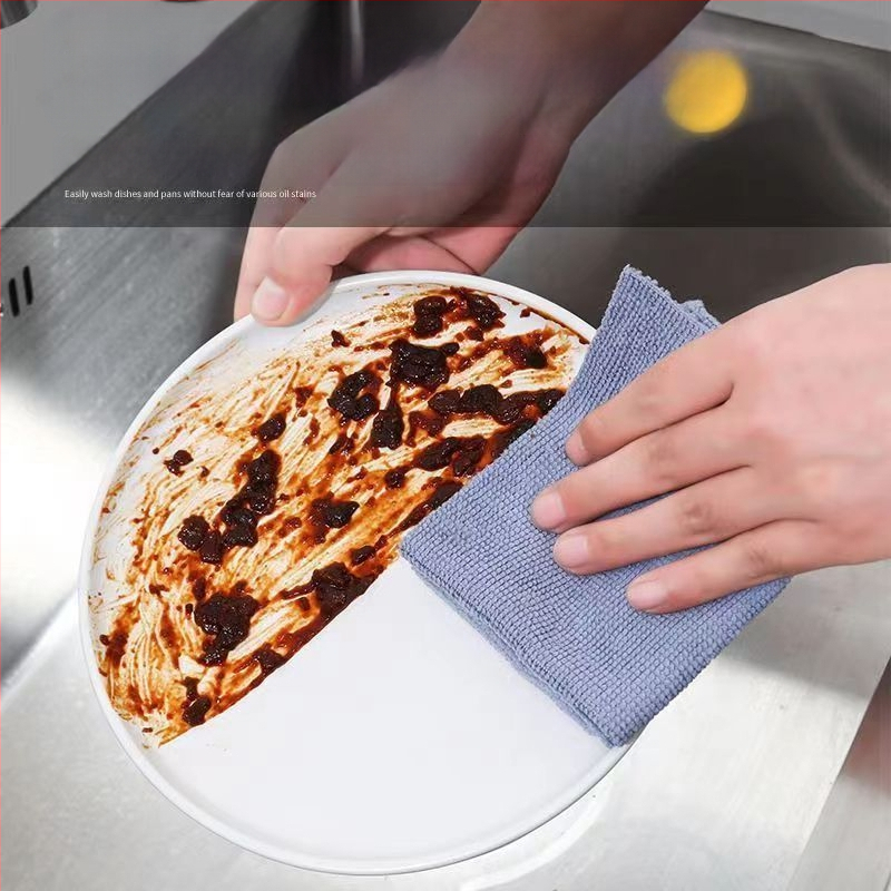 Lazy Rag Kitcheni ühekordselt kasutatav nõudepesulapp, paksendatud märg ja kuiv kaheotstarbeline väljatõmmatav pestav puhastusrätik