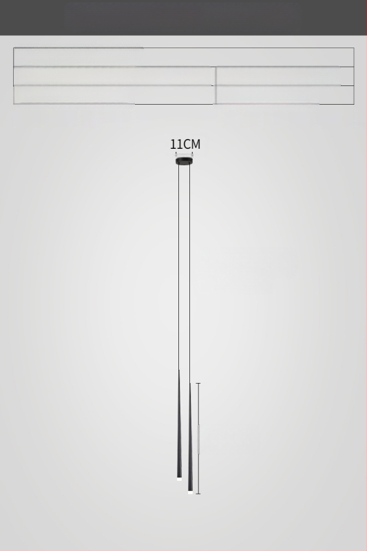 Öökülg lühtri moodne lihtne valgus luksuslik minimalistlik galvaniseerimisega eristuv loominguline disainer koonusekujuline magamistoa kahepealine lühtri