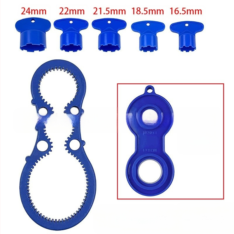 Amz csaptelep perlátor eltávolító eszköz fürdőszobai hardver kiegészítők perlátorkulcs készlet munkaerő-takarékos szétszerelés