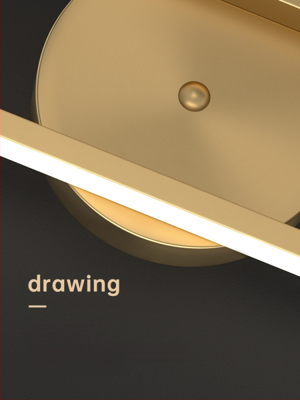 Seinalamp magamistoa voodiäärne LED-valgusti moodne minimalistlik elutoa taustavalgusti hotellikaunistus täisvaskne passaažiga seinalamp