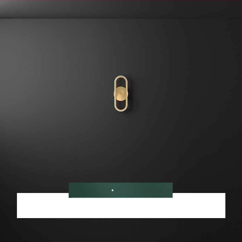 Seinalamp magamistoa voodiäärne LED-valgusti moodne minimalistlik elutoa taustavalgusti hotellikaunistus täisvaskne passaažiga seinalamp