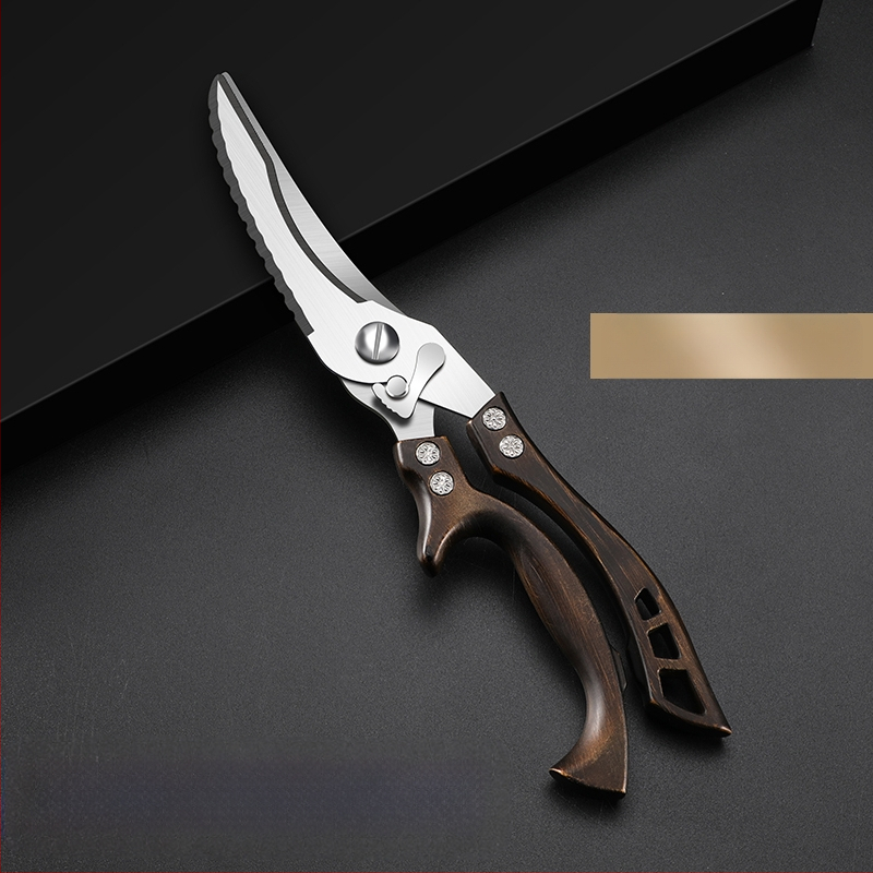 Gamyklinės tiesioginės virtuvės žirklės, buitinės, tvirtos vištienos kaulų žirklės, daugiafunkcinės žirklės, specialios plieno kaulų žirklės, virtuvės žirklės