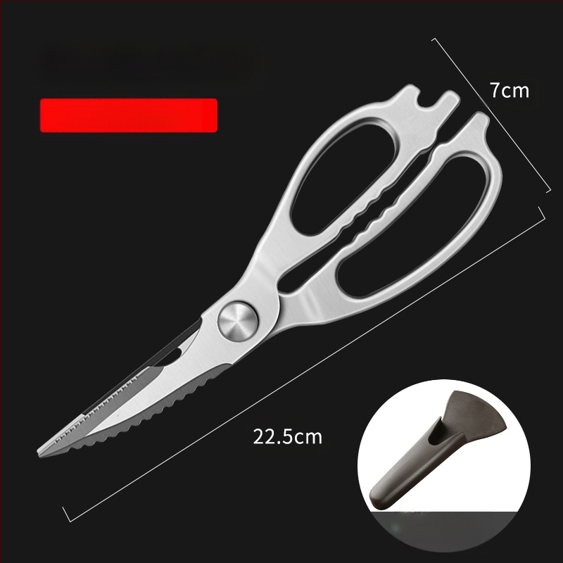 Gamyklinės tiesioginės virtuvės žirklės, buitinės, tvirtos vištienos kaulų žirklės, daugiafunkcinės žirklės, specialios plieno kaulų žirklės, virtuvės žirklės