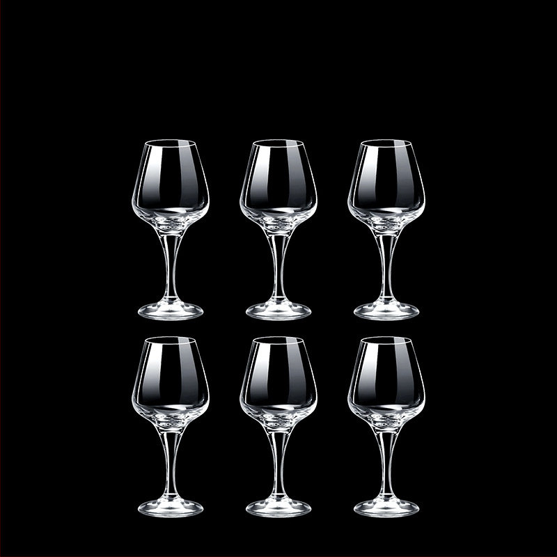 Alkoholinių gėrimų taurė, taurė, maža vyno taurė, spiritinis stiklas, aštuonkampis stiklas, kulkos formos taurė, vienos taurės didmeninė stiklinė taurė