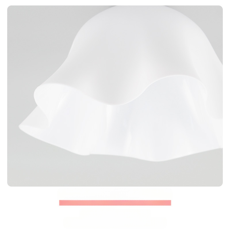 PVC lainelambivarjuga Jaapani lihtsa lillerestorani uus lühter kestaga kreemjas stiilis loominguline lambivarjude hulgimüük