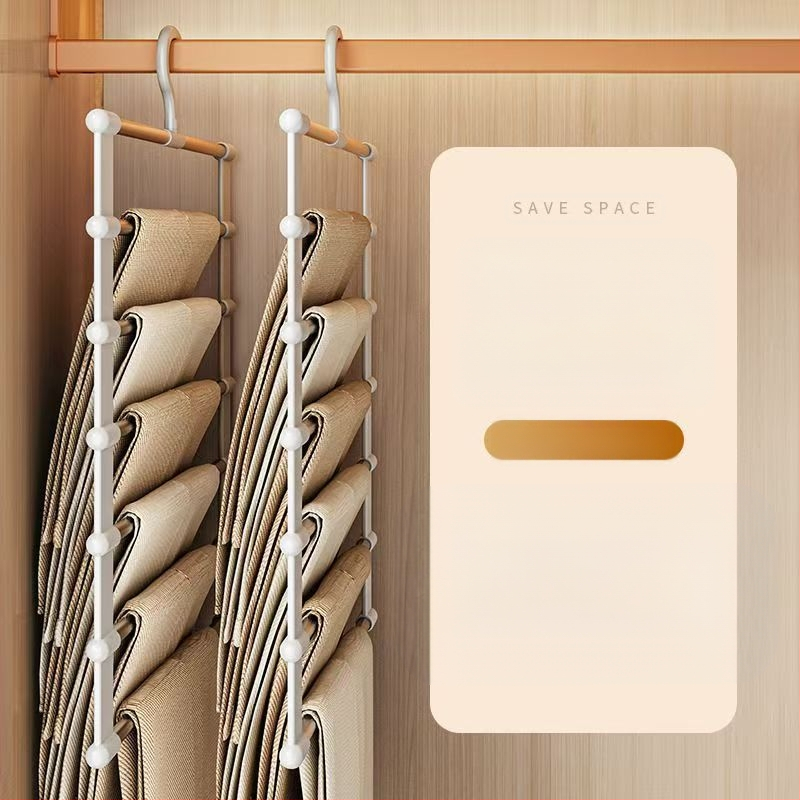 Piiriülene püksiriiul redeliga rippuvad püksid kokkupandavad püksiriiul roostevabast terasest püksid rippuvad püksiklambrid mitmekihilised õmblusteta hoiustamisrippuvad püksid tootjad