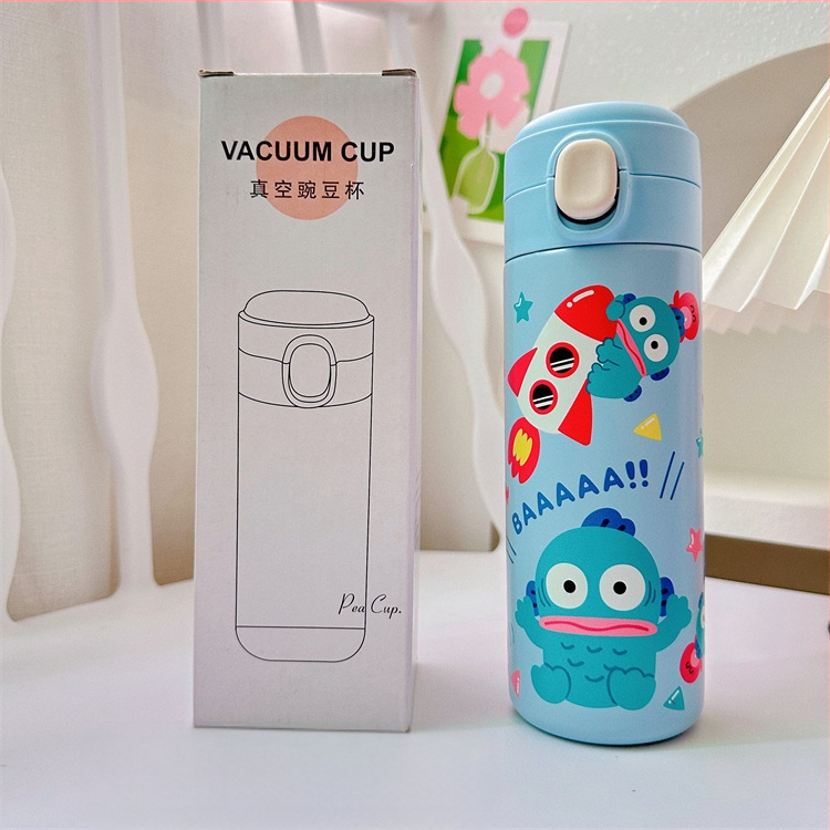 Merevebb bögre diák ivópohár egyenes pohár pattintós pohár rajzfilm aranyos kulomi rozsdamentes acél pohár