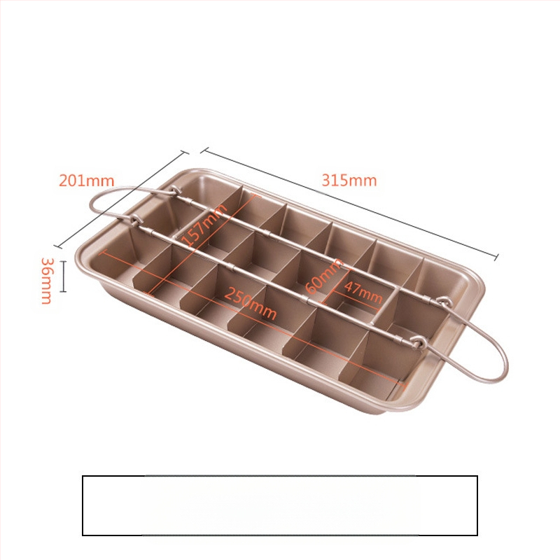 Daugiafunkcinė neprideganti anglinio plieno pyrago forma „pasidaryk pats“ kepimui