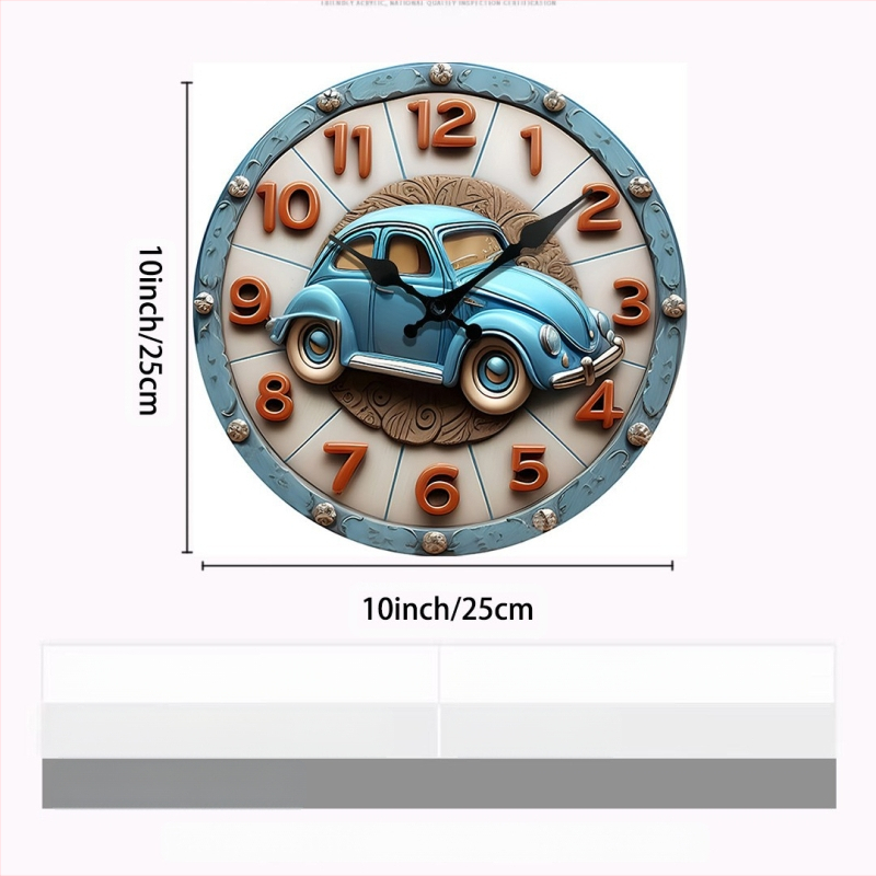 Uus piiriülene ja kuum müügilolev pseudostereoefektiga kell, päris koomiksistiilis kell, loomakell