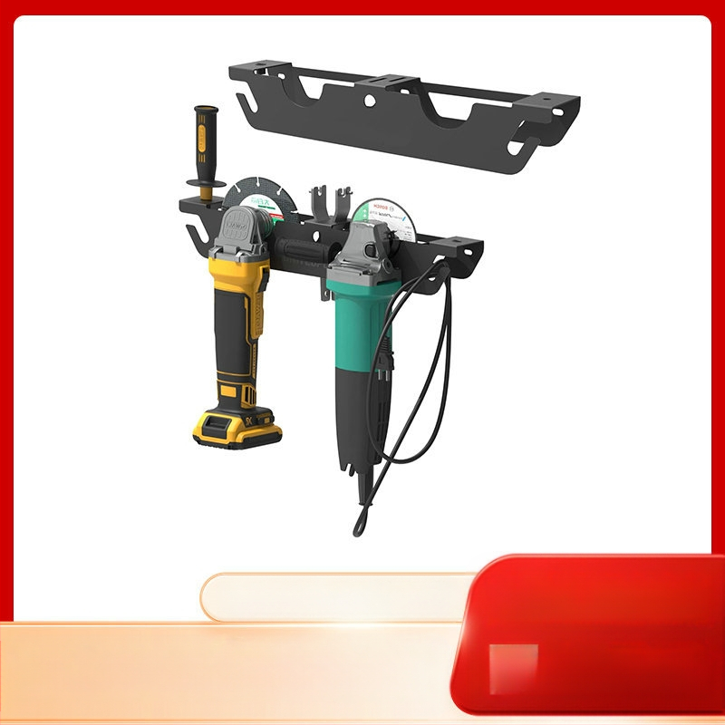 Kampinio šlifuoklio laikymo lentyna, šlifavimo staklių kabliukas, garažo sieninis laikiklis, montuojamas ant sienos