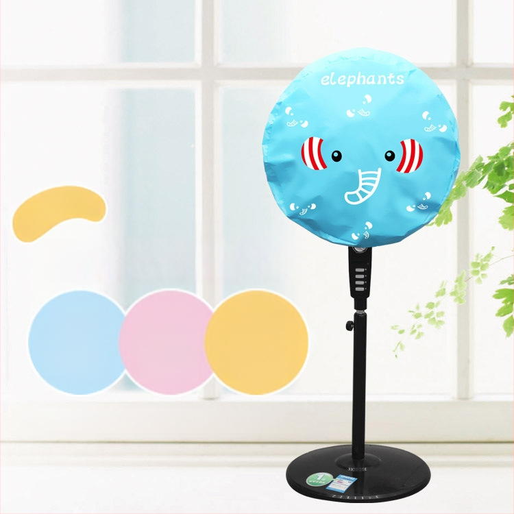 Armas koomiksikujuline ventilaatorikate elektrilise ventilaatori tolmukindel kaitsekate kõikehõlmav 50 cm ümmargune kaitsekate hoiustamise põlvkonna juustele