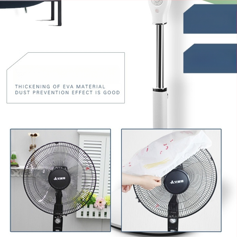 Armas koomiksikujuline ventilaatorikate elektrilise ventilaatori tolmukindel kaitsekate kõikehõlmav 50 cm ümmargune kaitsekate hoiustamise põlvkonna juustele