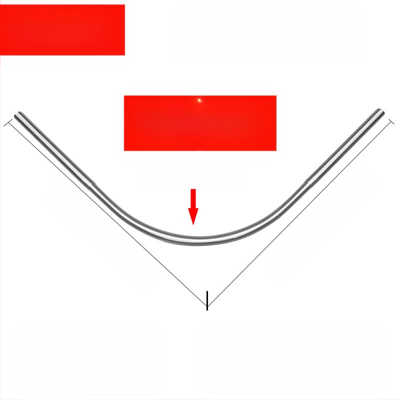 Комплект извити душ корнизи за баня Shangtao, телескопични, безпроблемни, от неръждаема стомана 304, ветрилообразни, за вана