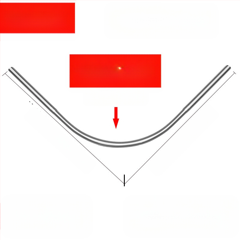 Комплект извити душ корнизи за баня Shangtao, телескопични, безпроблемни, от неръждаема стомана 304, ветрилообразни, за вана