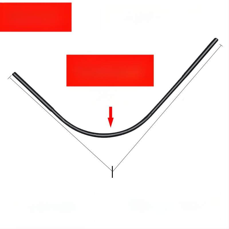 Комплект извити душ корнизи за баня Shangtao, телескопични, безпроблемни, от неръждаема стомана 304, ветрилообразни, за вана