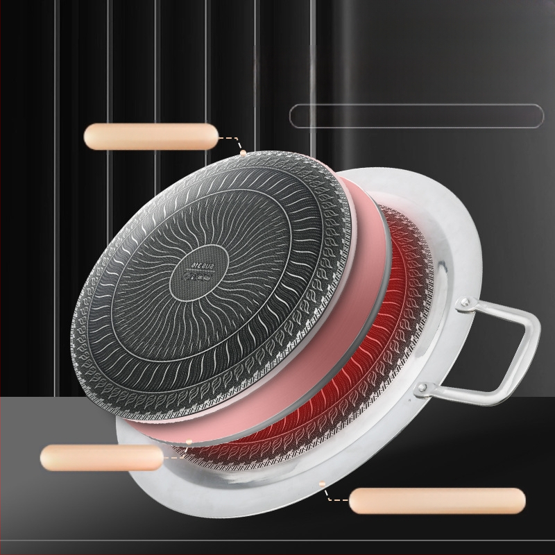 316 ümmargune mittenakkuva küpsetusplaadiga välistingimustes kasutatav telkimisgrillplaat kaardipliit elektriline keraamiline induktsioonpliit spetsiaalne teppanyaki praadimine