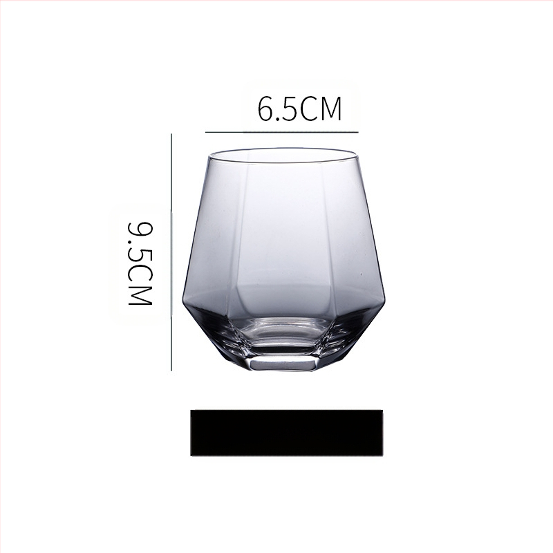 Pahar de bere whisky transparent colorat în formă specială, pahar de uz casnic în formă specială, pahar de băut cu aspect deosebit