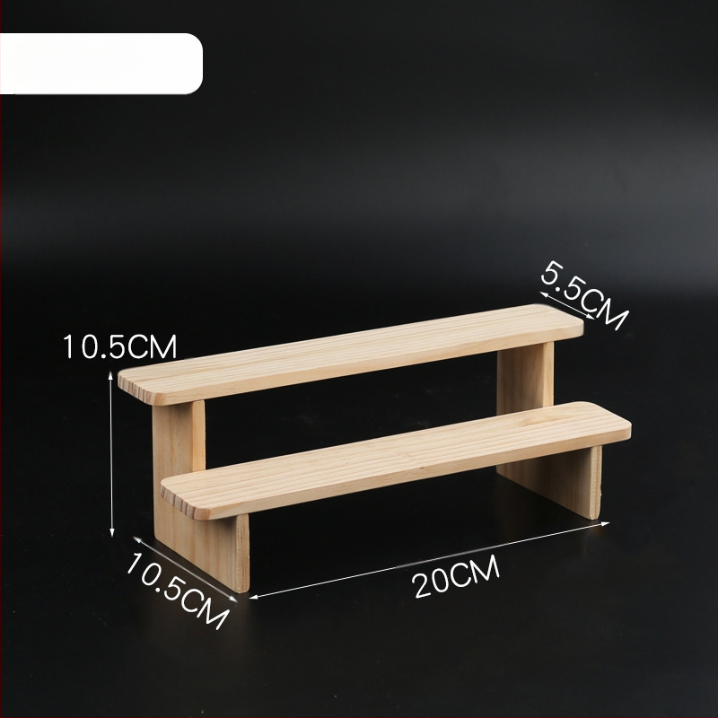 NM397 Raft de afișare din lemn masiv, suport de depozitare, suport de birou, la modă, de mână, cutie specială pentru jaluzele, raft pentru scară cu plante verzi cărnoase