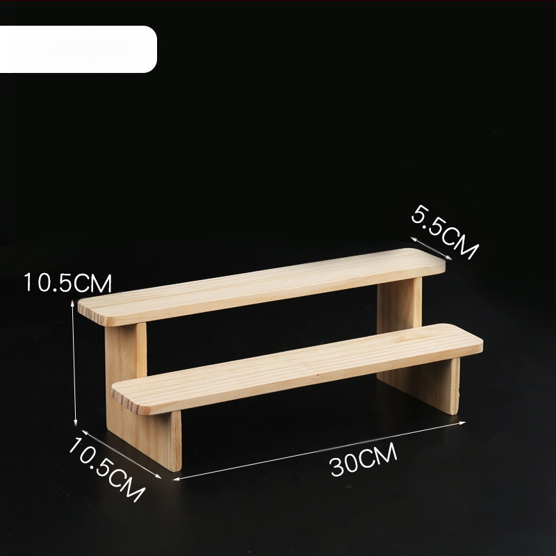 NM397 Raft de afișare din lemn masiv, suport de depozitare, suport de birou, la modă, de mână, cutie specială pentru jaluzele, raft pentru scară cu plante verzi cărnoase