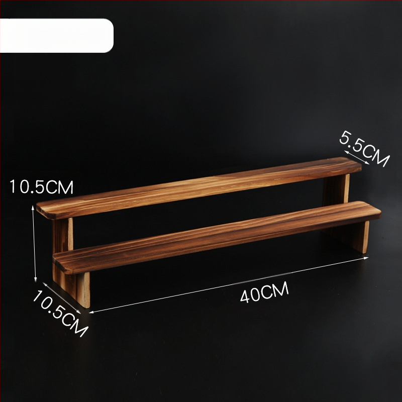 NM397 Raft de afișare din lemn masiv, suport de depozitare, suport de birou, la modă, de mână, cutie specială pentru jaluzele, raft pentru scară cu plante verzi cărnoase