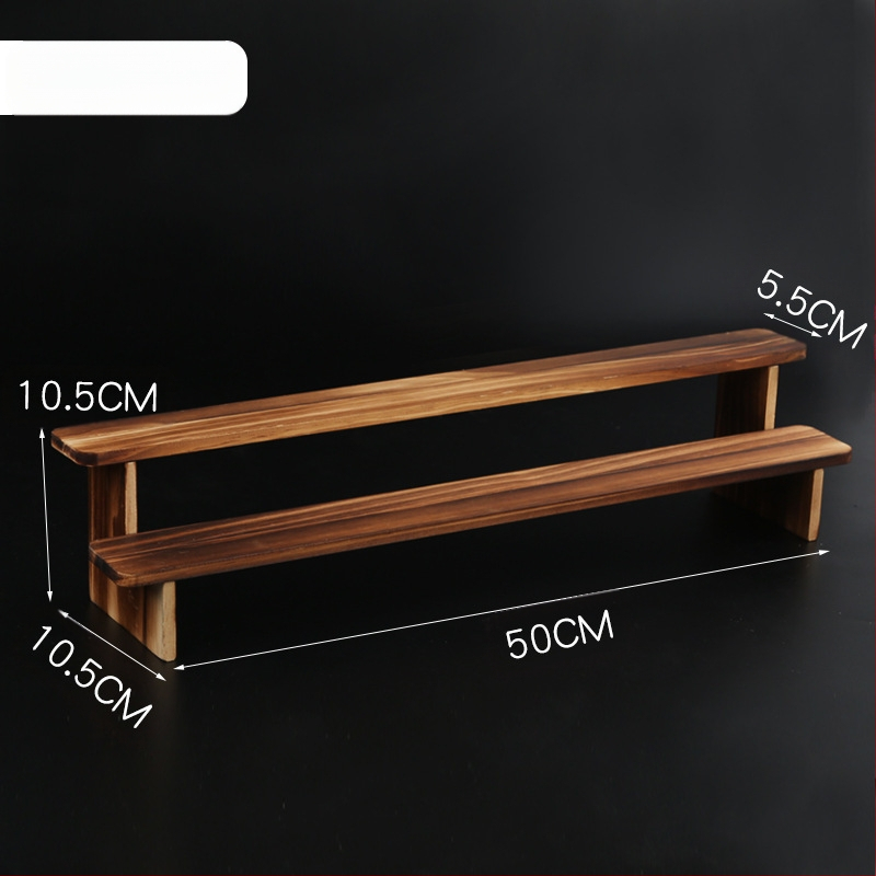 NM397 Raft de afișare din lemn masiv, suport de depozitare, suport de birou, la modă, de mână, cutie specială pentru jaluzele, raft pentru scară cu plante verzi cărnoase