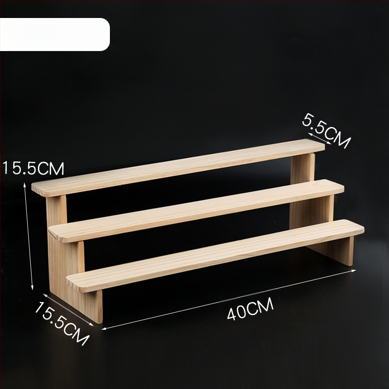 NM397 Raft de afișare din lemn masiv, suport de depozitare, suport de birou, la modă, de mână, cutie specială pentru jaluzele, raft pentru scară cu plante verzi cărnoase