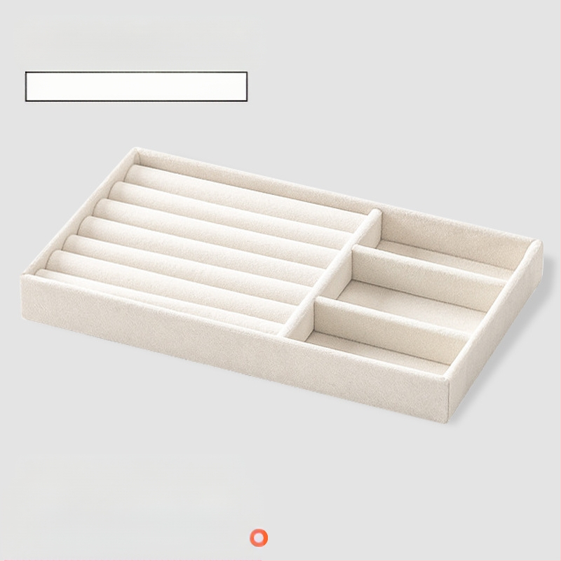 Határokon átnyúló fiókos flanel tálca ékszerdoboz kis méretű ékszer fülbevalók fülbevalók gyűrű fülbevalók nyaklánc tárolódoboz