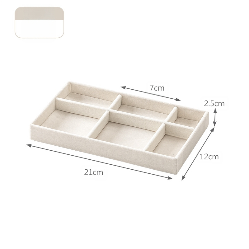 Határokon átnyúló fiókos flanel tálca ékszerdoboz kis méretű ékszer fülbevalók fülbevalók gyűrű fülbevalók nyaklánc tárolódoboz