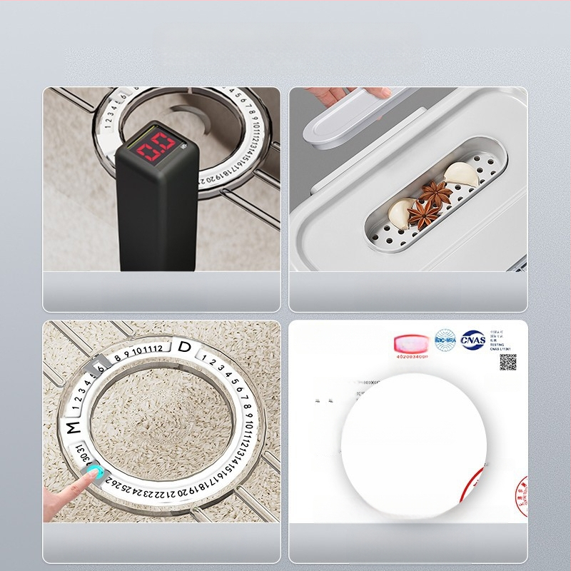 „Jiabanshou“ ryžių indas namams, vabzdžiams ir drėgmei atsparus sandarus ryžių konteineris, speciali laikymo dėžutė, įdėtas miltų ir makaronų laikymo indas