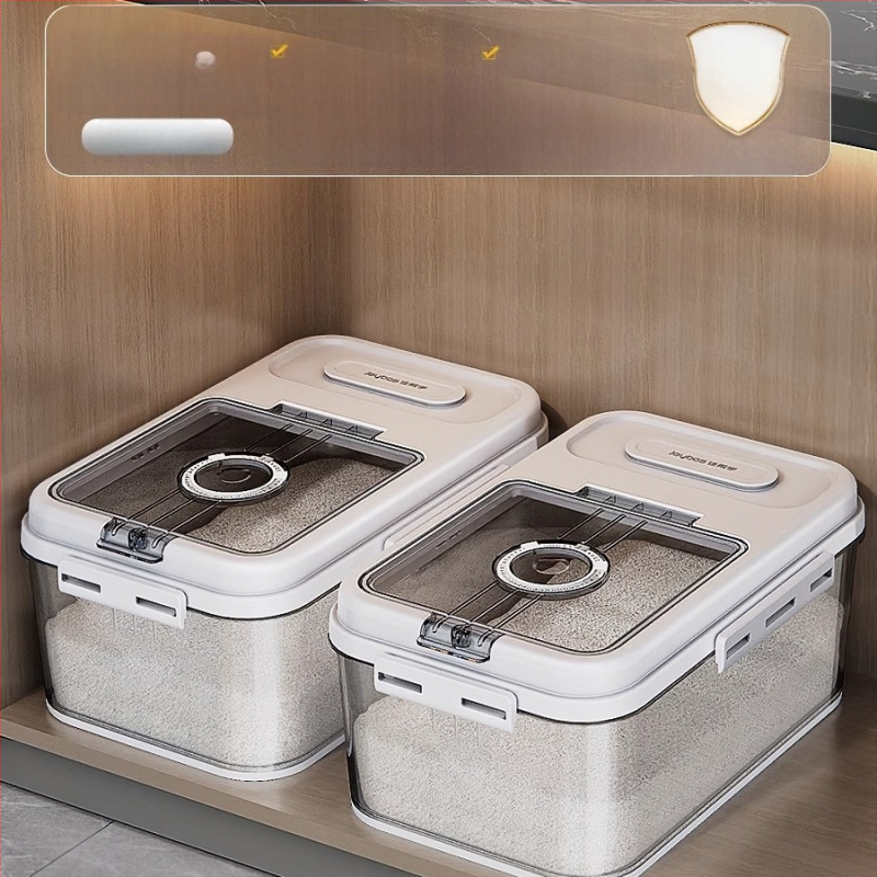 „Jiabanshou“ ryžių indas namams, vabzdžiams ir drėgmei atsparus sandarus ryžių konteineris, speciali laikymo dėžutė, įdėtas miltų ir makaronų laikymo indas