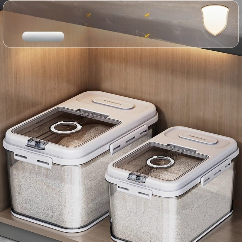 „Jiabanshou“ ryžių indas namams, vabzdžiams ir drėgmei atsparus sandarus ryžių konteineris, speciali laikymo dėžutė, įdėtas miltų ir makaronų laikymo indas