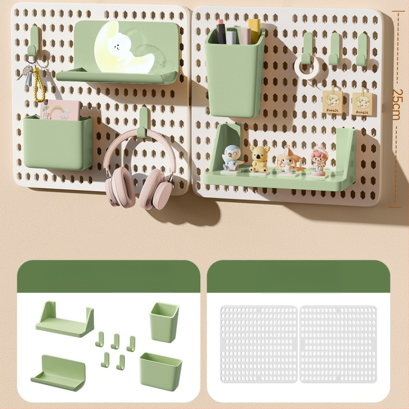 Стелаж за съхранение на дупки в общежитие, без перфоратор, кука за студентско бюро, стенен стелаж за съхранение, аксесоари за довършителни работи на плота