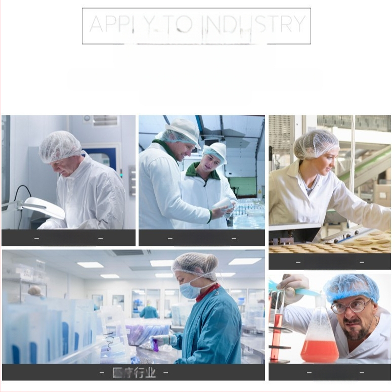 Vienreizējās lietošanas sloksnes vāciņa putekļu vāciņš neausta skaistumkopšanas salona darba cepure virtuvei, eļļas necaurlaidīgs, dūmu necaurlaidīgs pārsegs, 100 gab.